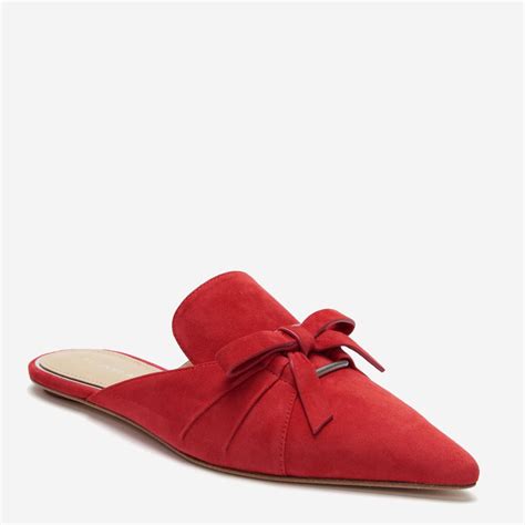 prada red mules|satan ladies mules.